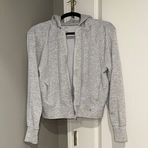 Gray Zip-Up Hoodie